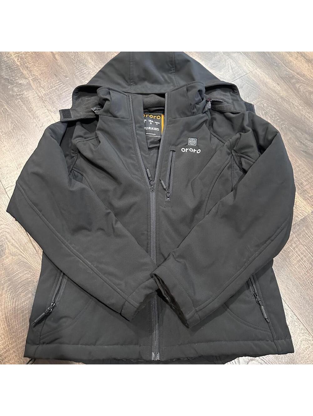 Black Ororo jacket with hood